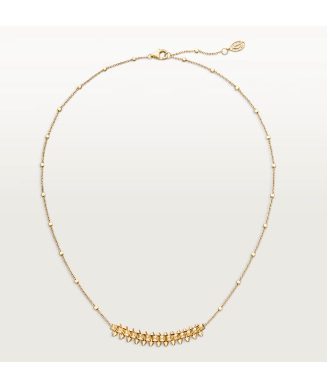CARTIER Желтое колье из желтого золота, фото 7