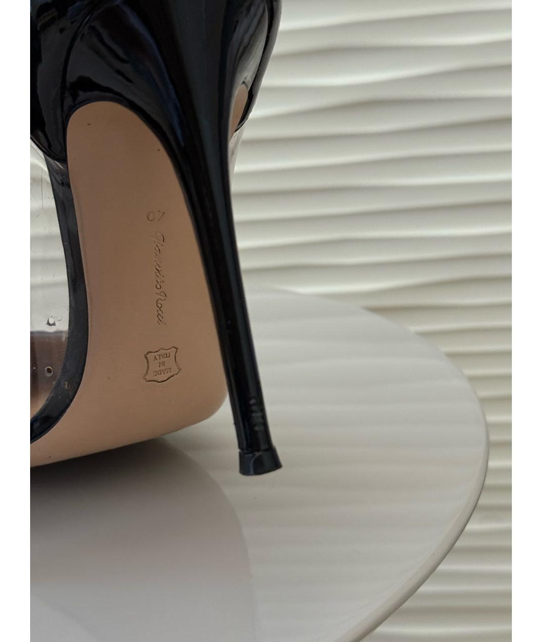 GIANVITO ROSSI Бежевые лодочки на низком каблуке, фото 5