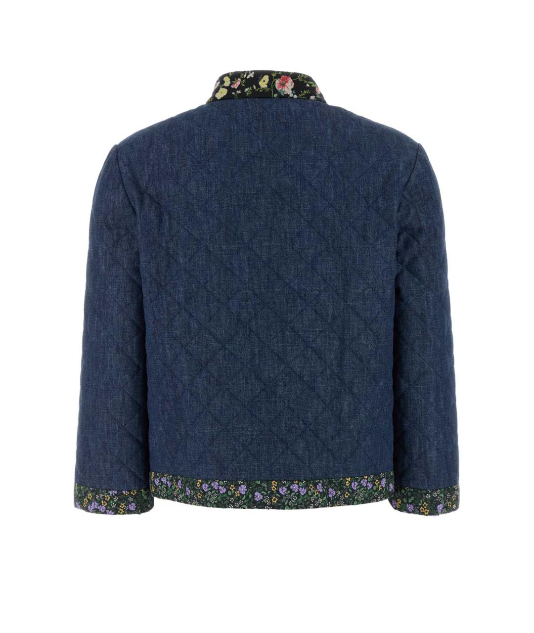VALENTINO Синий хлопковый жакет/пиджак, фото 2