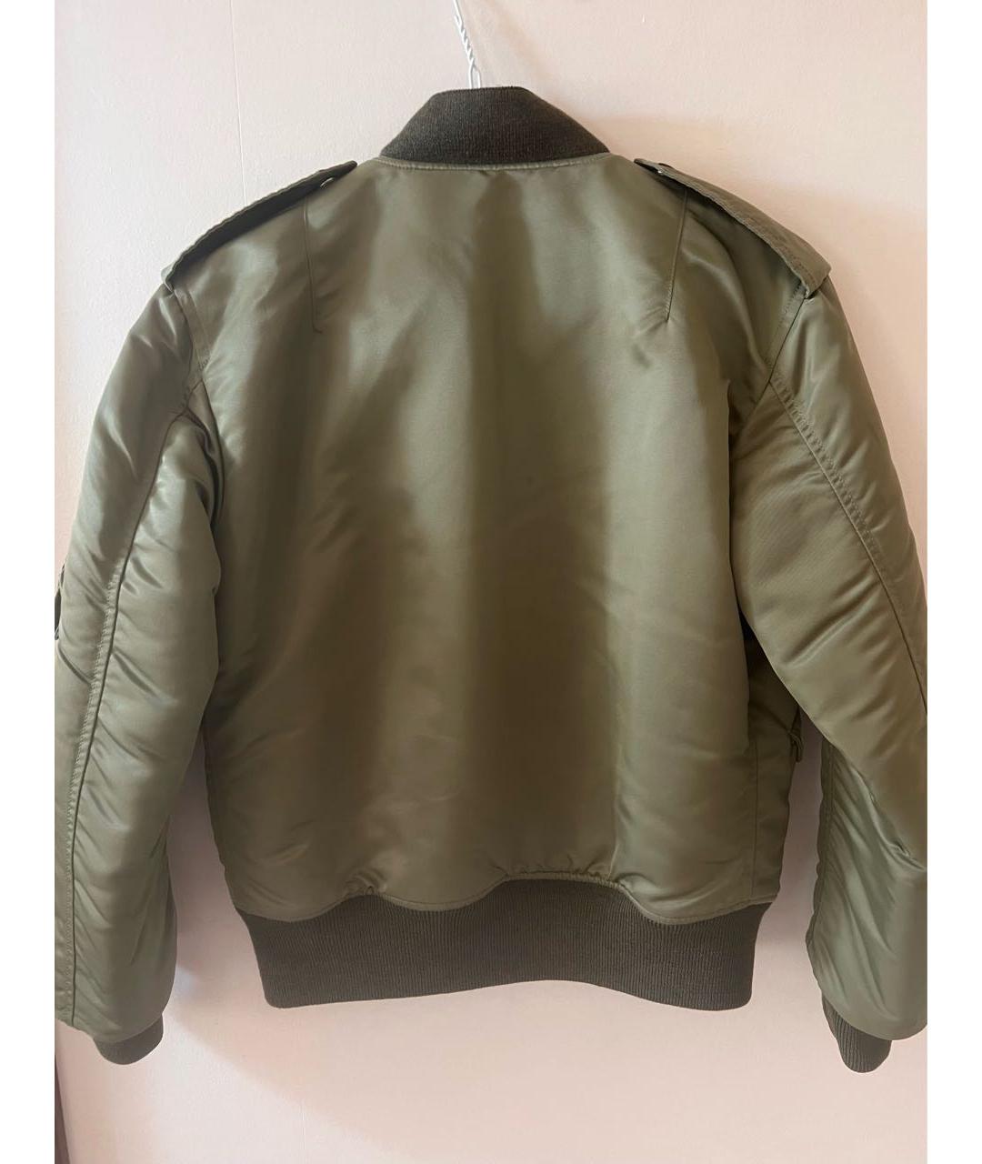 SAINT LAURENT Хаки куртка, фото 2