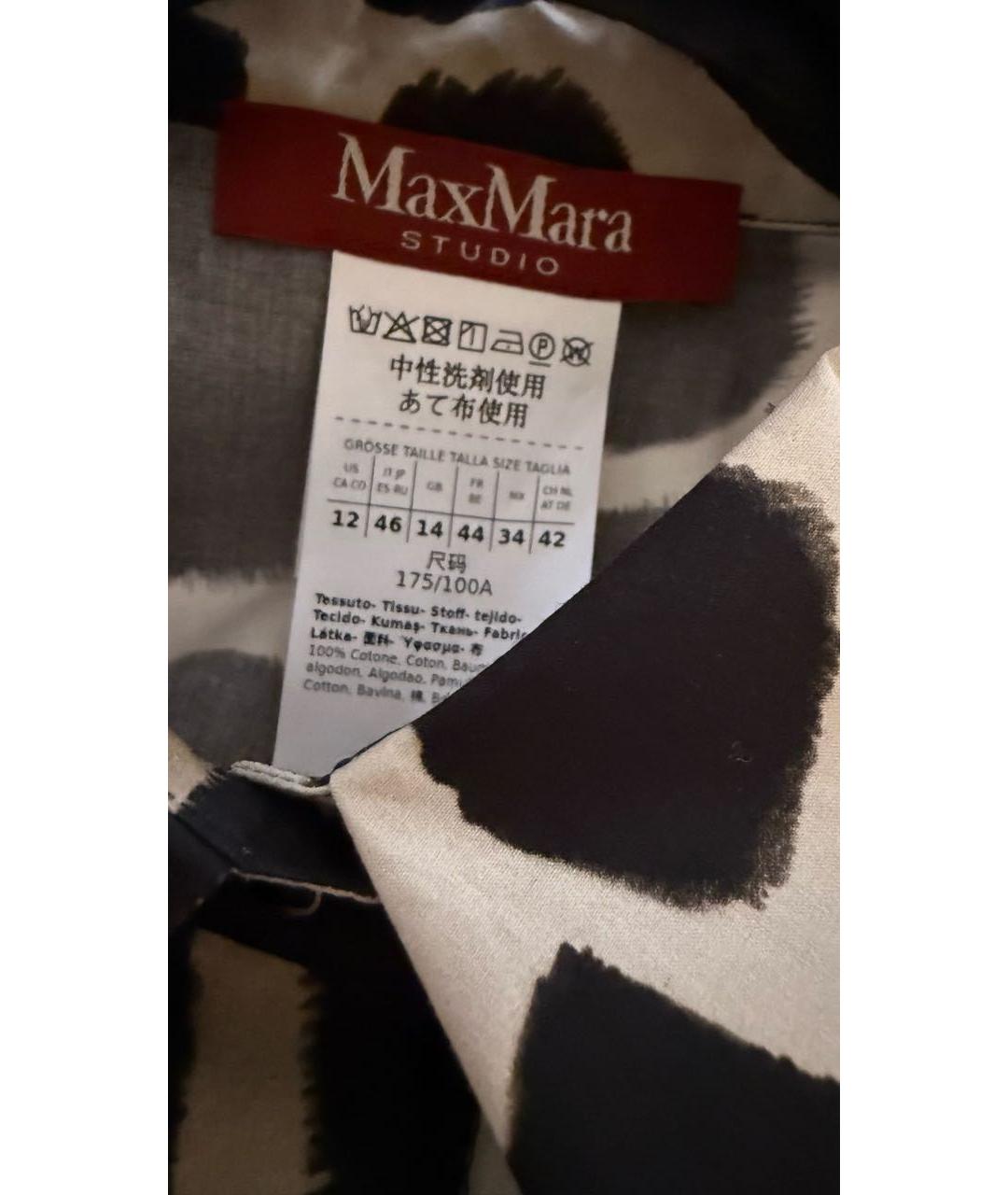 'S MAX MARA Хлопко-эластановое повседневное платье, фото 3