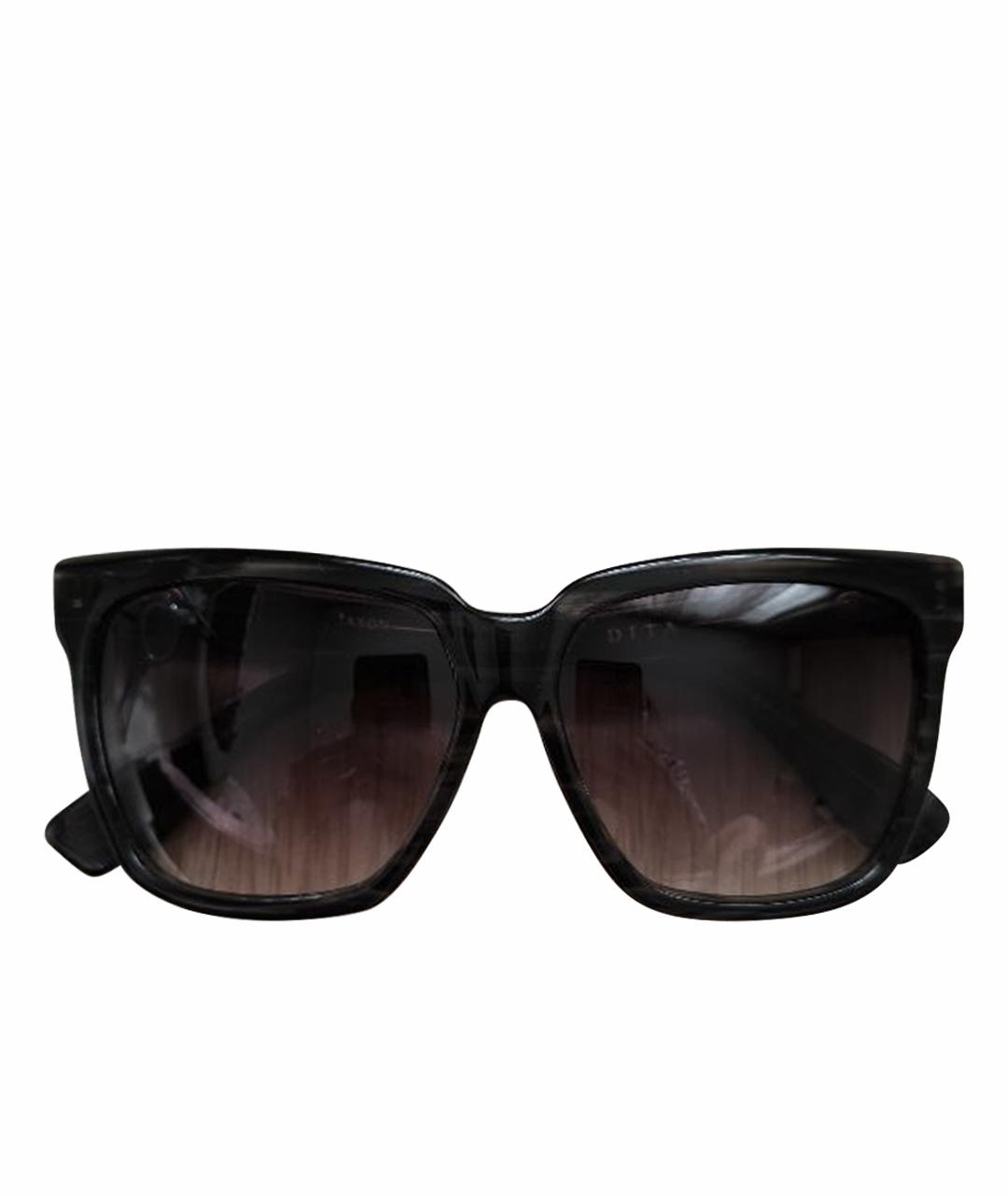 DITA Коричневые пластиковые солнцезащитные очки, фото 1