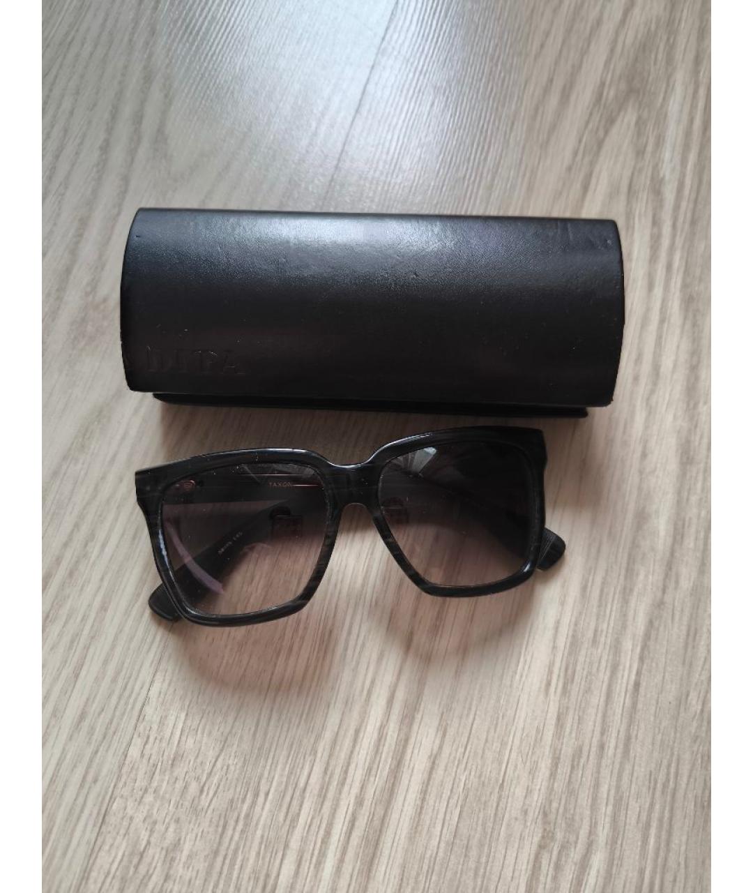 DITA Коричневые пластиковые солнцезащитные очки, фото 4