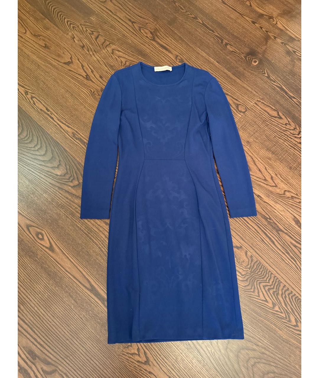 STELLA MCCARTNEY Синее вискозное повседневное платье, фото 8