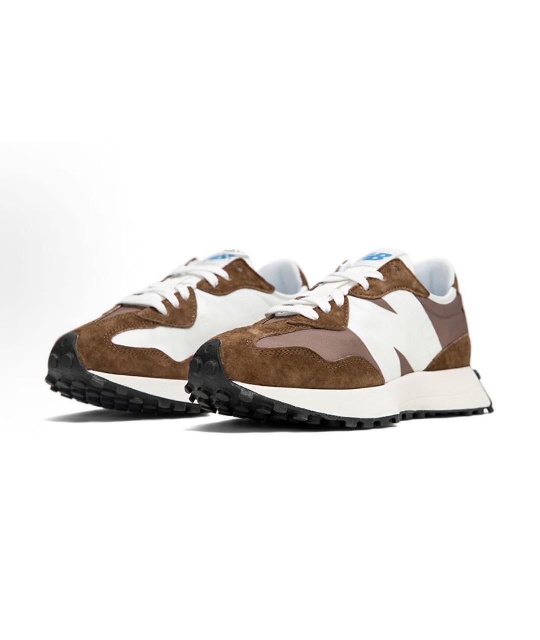 NEW BALANCE Коричневые замшевые кроссовки, фото 3