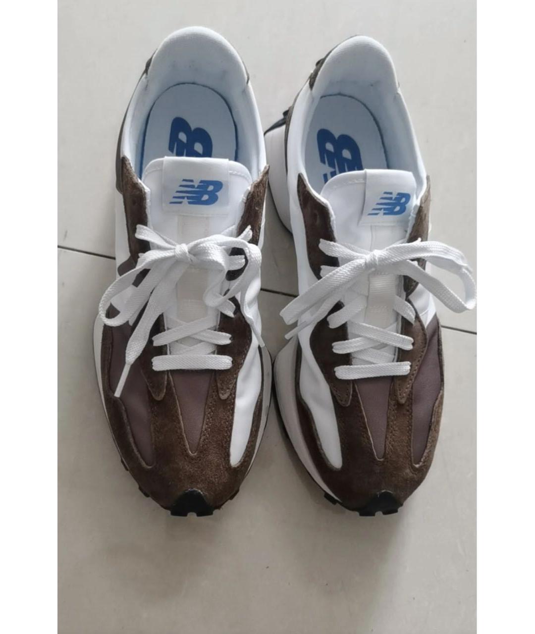 NEW BALANCE Коричневые замшевые кроссовки, фото 7