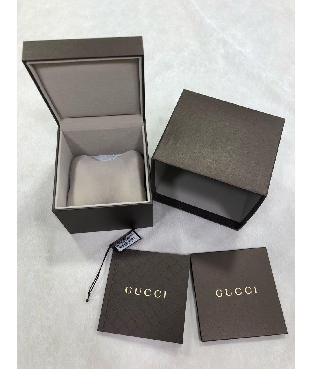 GUCCI Белые металлические часы, фото 4