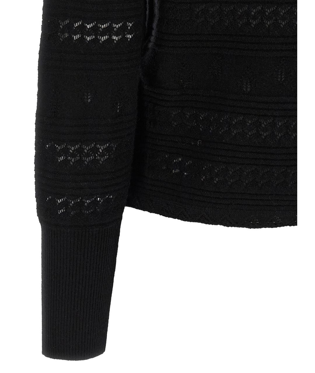 Eres Черный шерстяной кардиган, фото 4