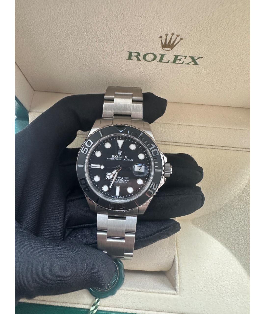 ROLEX Черные часы, фото 2