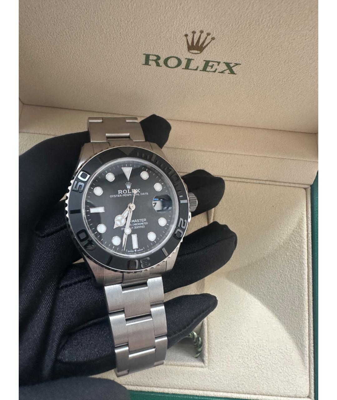 ROLEX Черные часы, фото 3