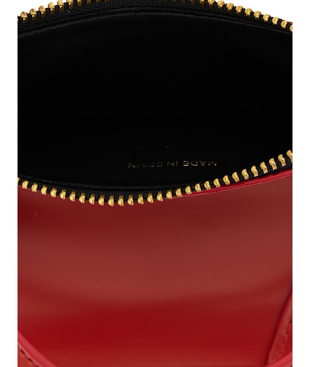 COMME DES GARÇONS WALLET Красный кожаный кошелек, фото 3