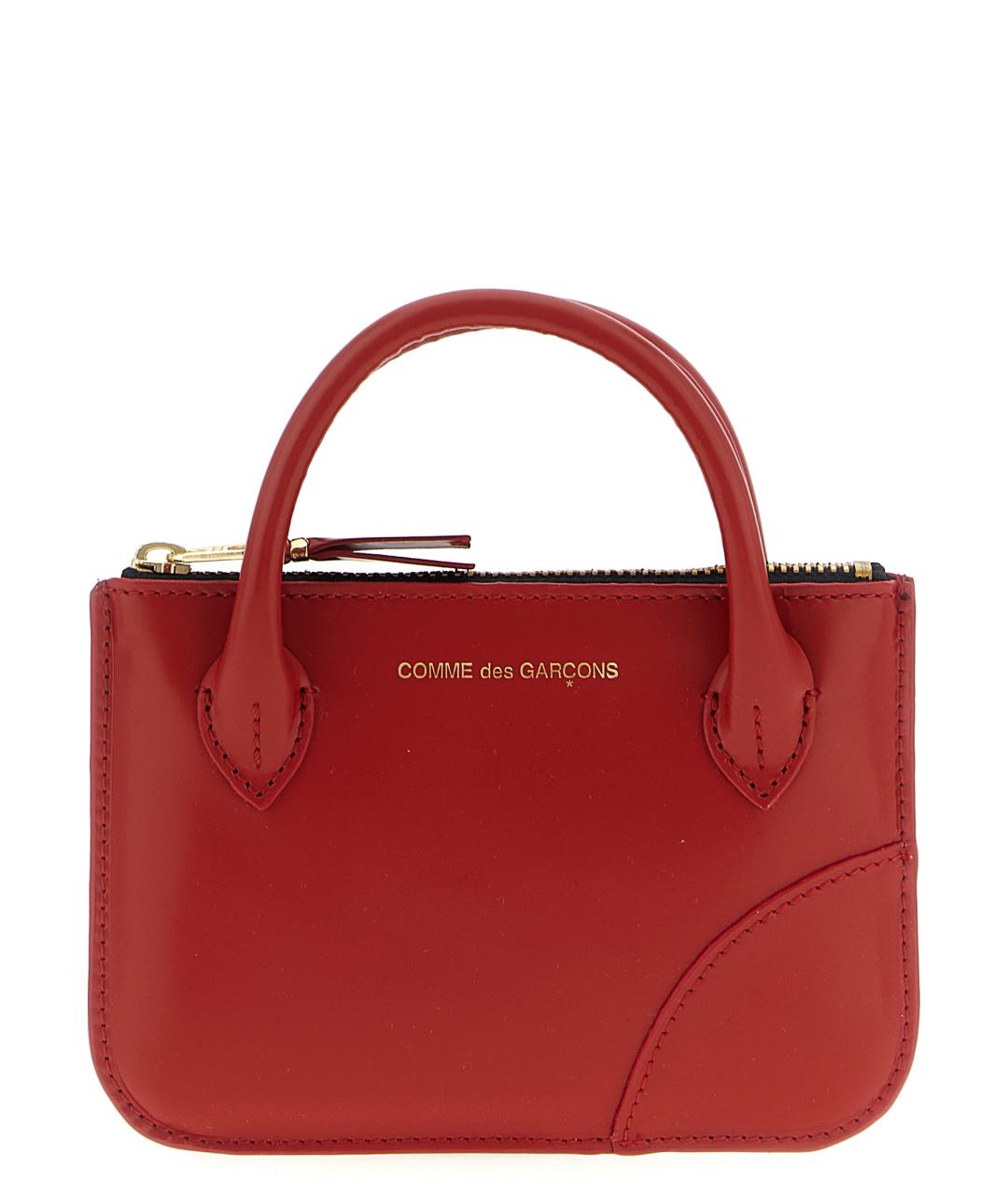 COMME DES GARÇONS WALLET Красный кожаный кошелек, фото 1