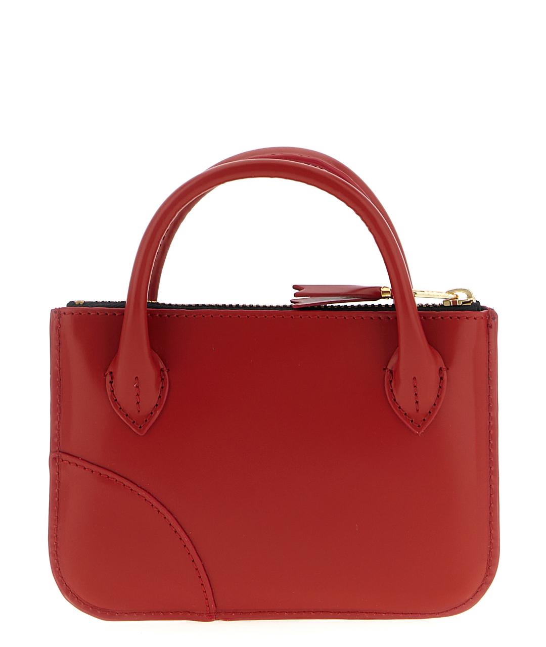 COMME DES GARÇONS WALLET Красный кожаный кошелек, фото 2