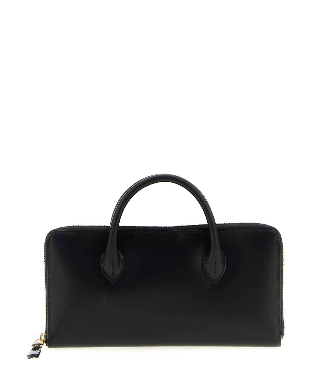 COMME DES GARÇONS WALLET Черный кожаный кошелек, фото 1