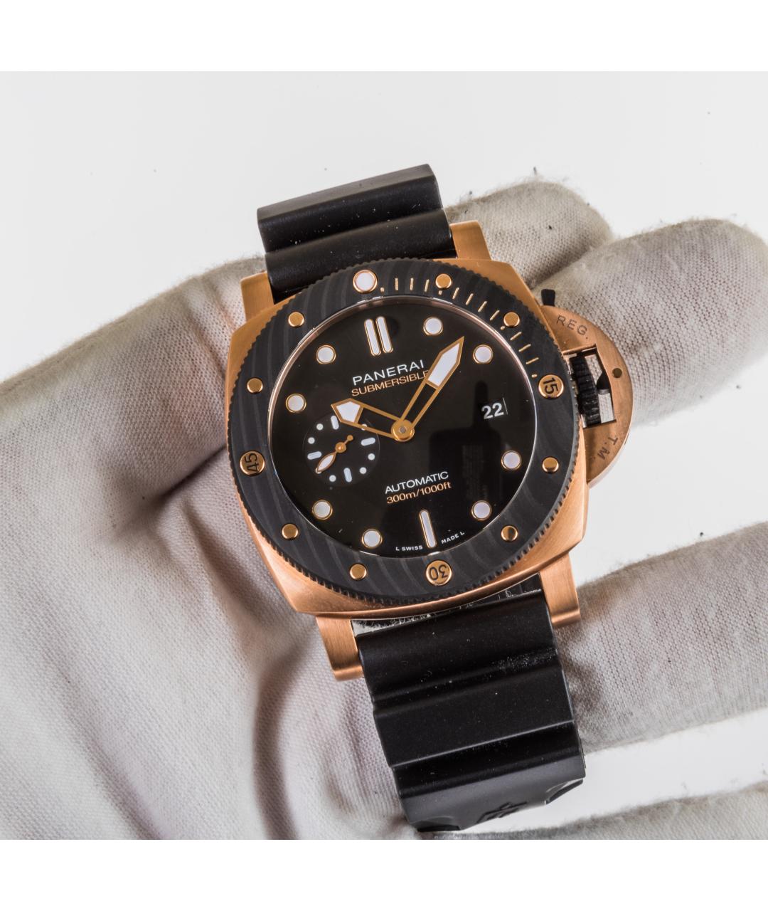 PANERAI Черные часы, фото 2
