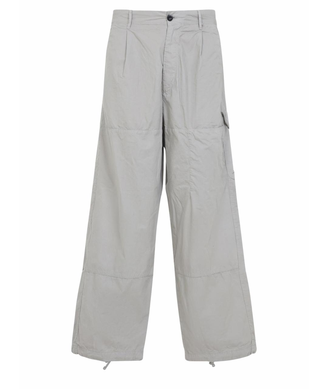 CP COMPANY Серые хлопковые повседневные брюки, фото 1