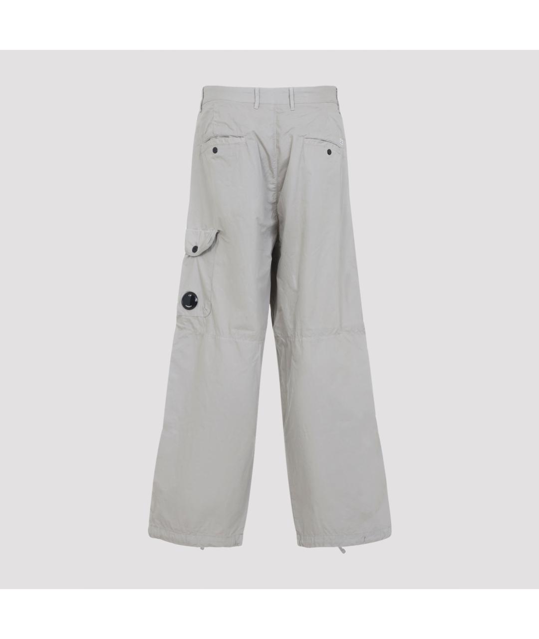CP COMPANY Серые хлопковые повседневные брюки, фото 2
