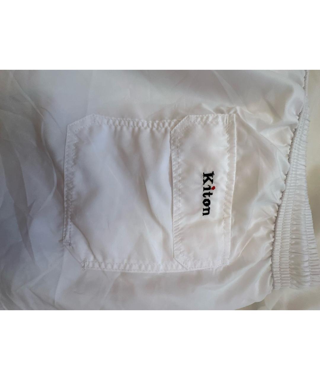 KITON Белые шорты, фото 3