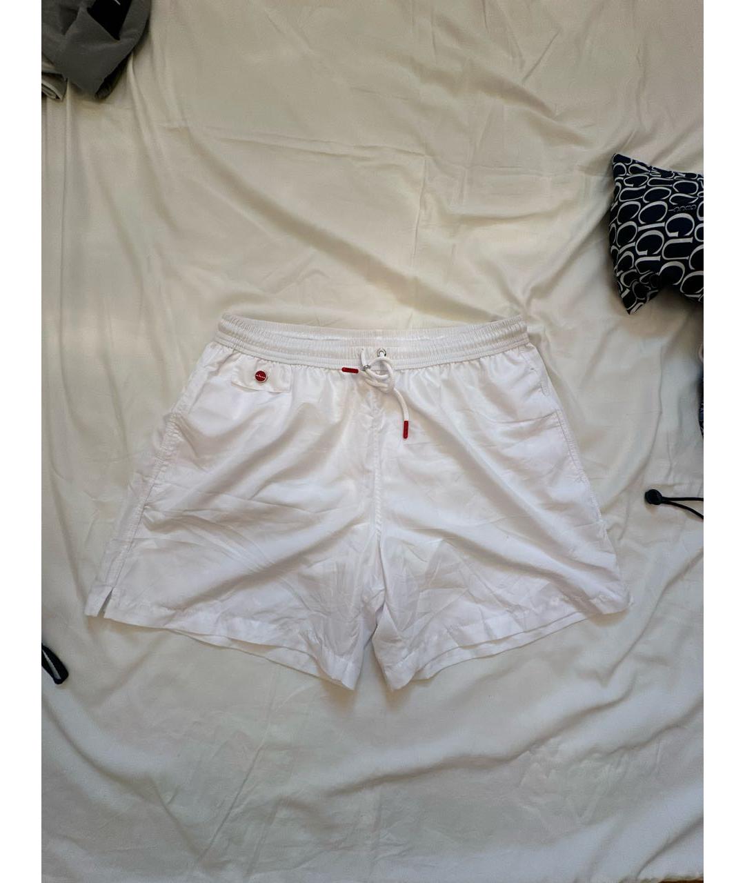 KITON Белые шорты, фото 8