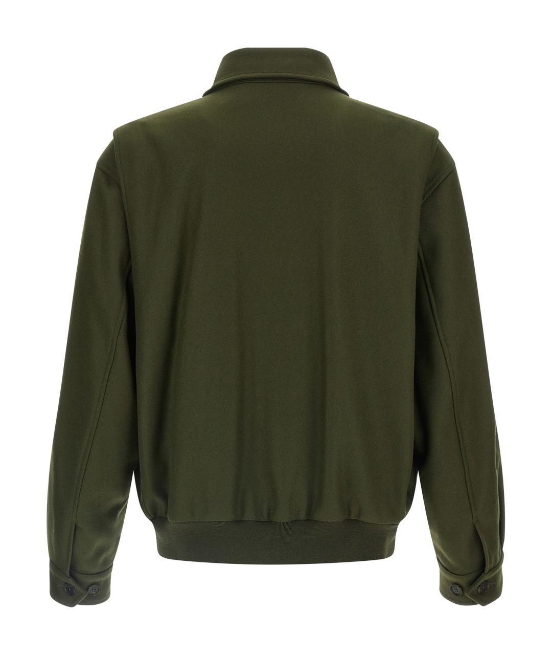 BARRACUTA Зеленая шерстяная куртка, фото 2