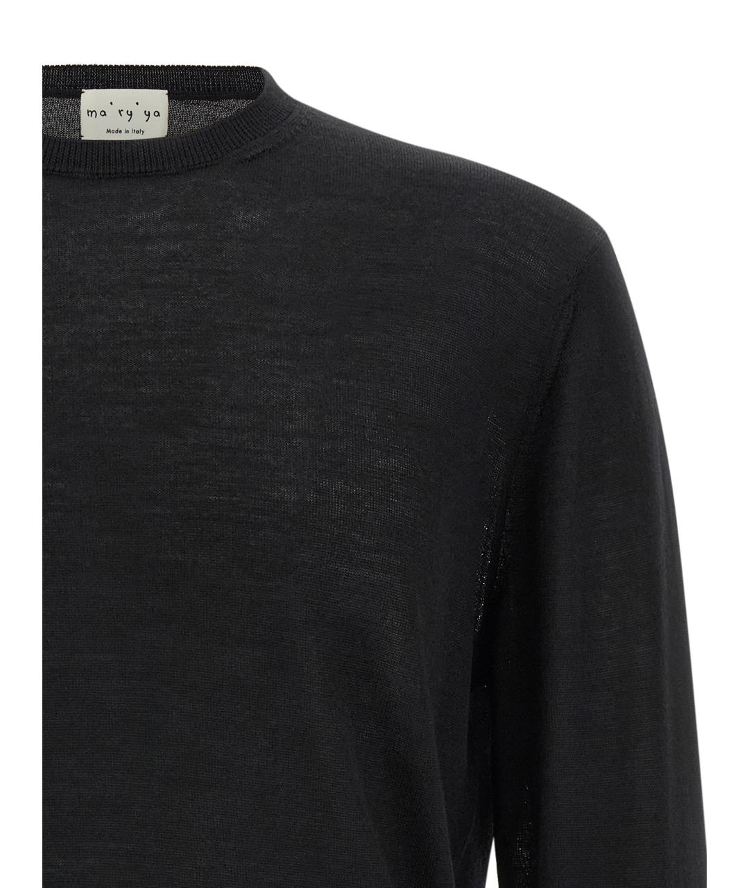 MA'RY'YA Черный джемпер / свитер, фото 3