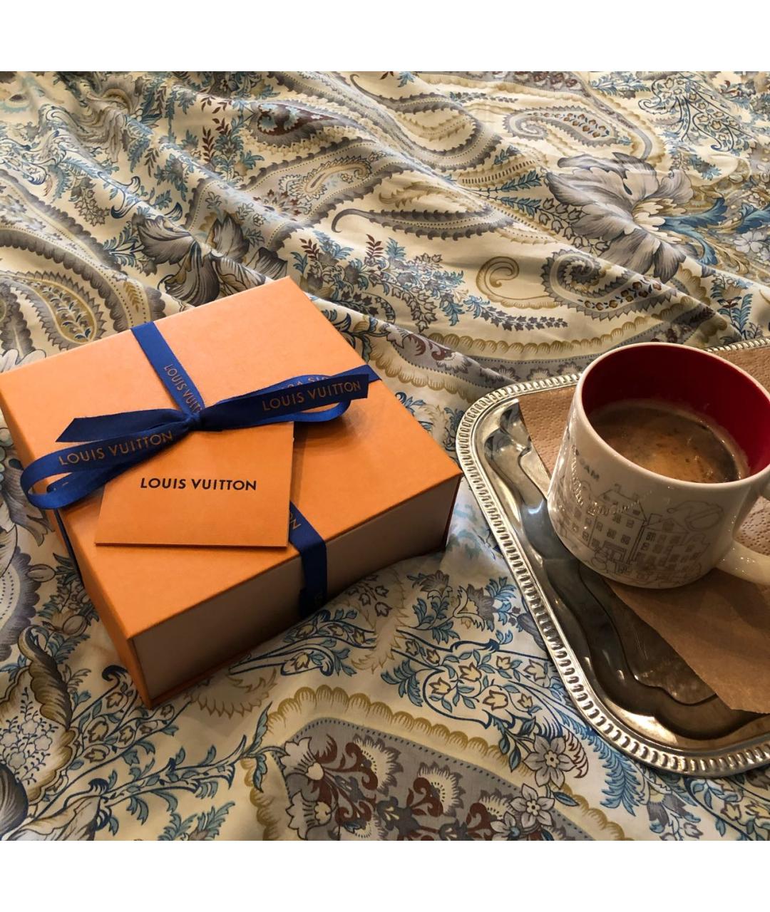 LOUIS VUITTON Коричневый кожаный ремень, фото 6