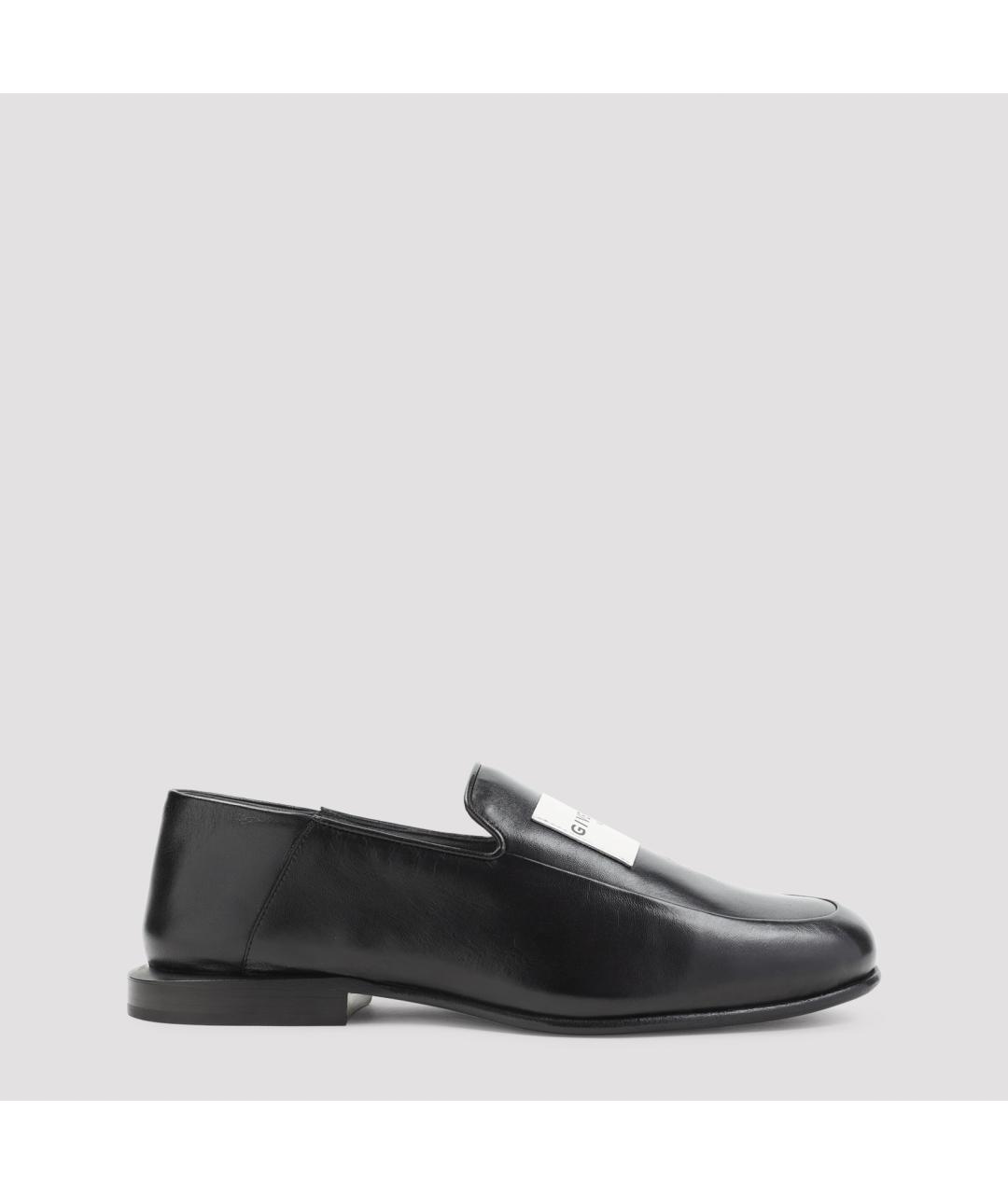 GIVENCHY Черные кожаные лоферы, фото 2