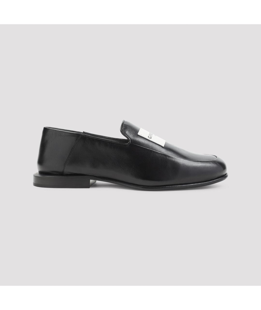 GIVENCHY Черные кожаные лоферы, фото 3