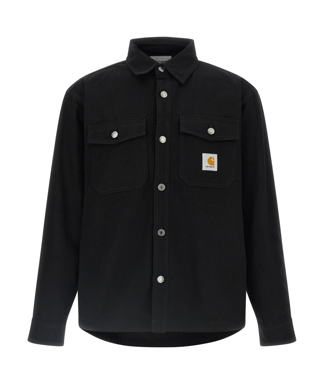 CARHARTT WIP Черная хлопковая кэжуал рубашка, фото 1