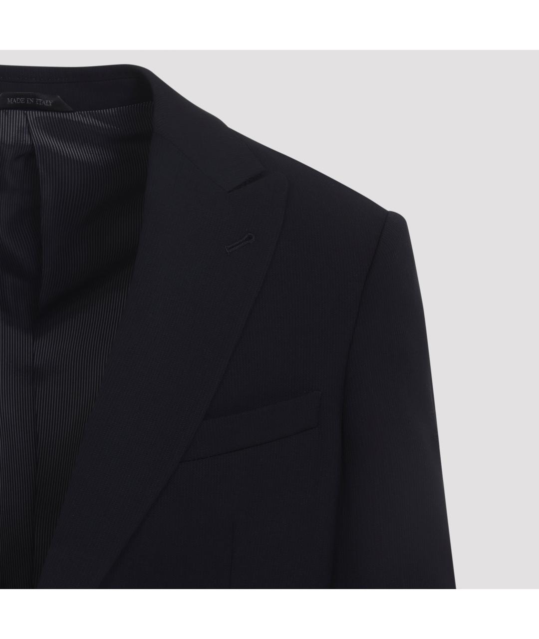 GIORGIO ARMANI Темно-синий классический костюм, фото 6
