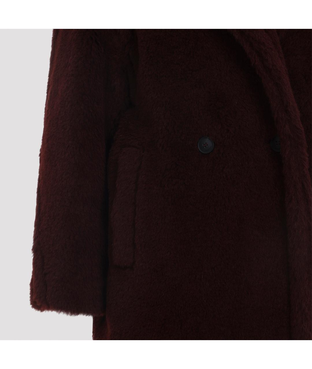 MAX MARA Коричневая шерстяная шуба, фото 5