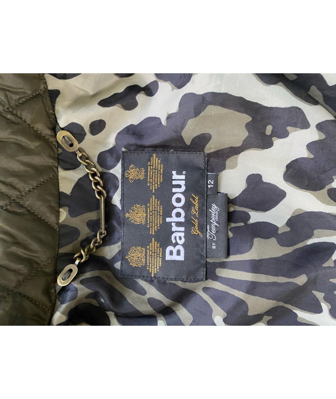 BARBOUR Зеленая куртка, фото 4