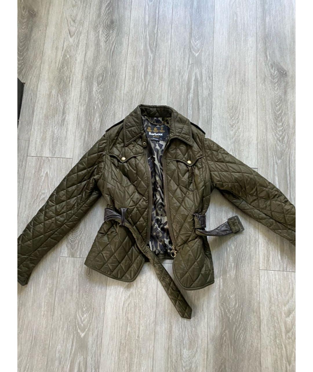 BARBOUR Зеленая куртка, фото 5