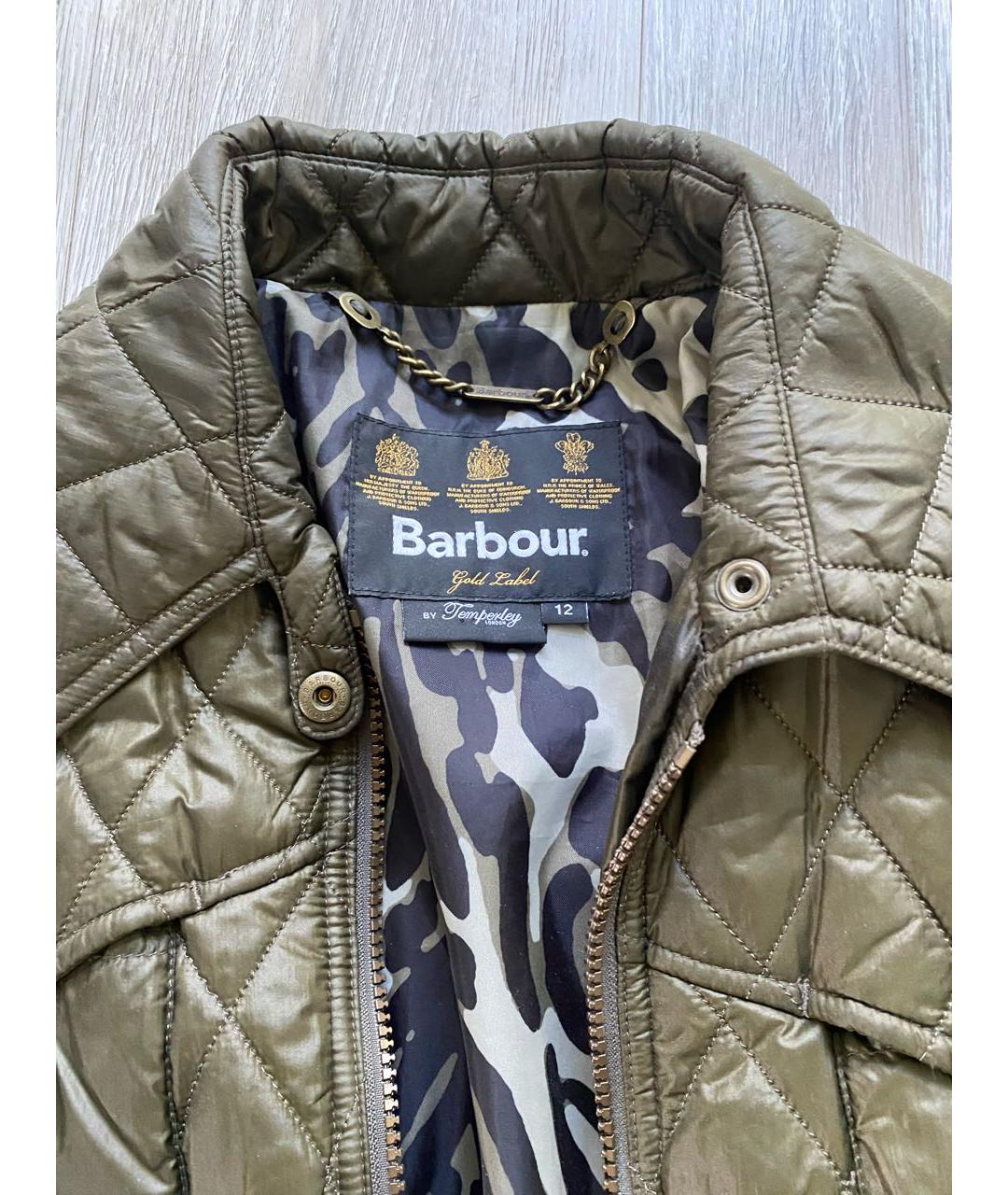 BARBOUR Зеленая куртка, фото 3