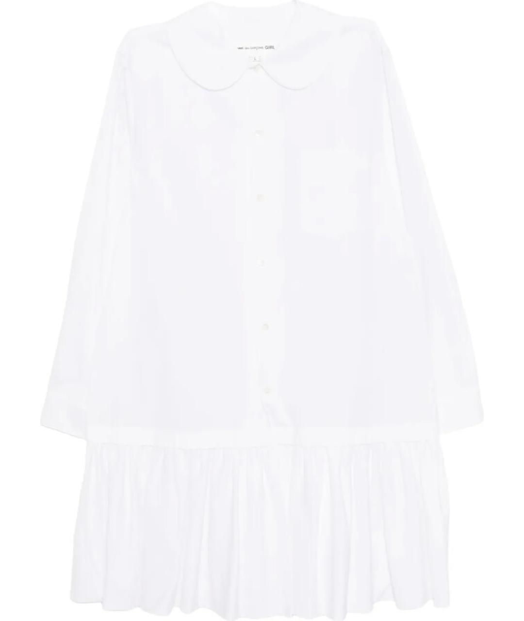 COMME DES GARÇONS Белое хлопковое платье, фото 1