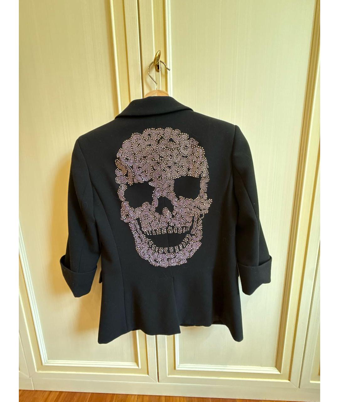 PHILIPP PLEIN Черный полиэстеровый жакет/пиджак, фото 2