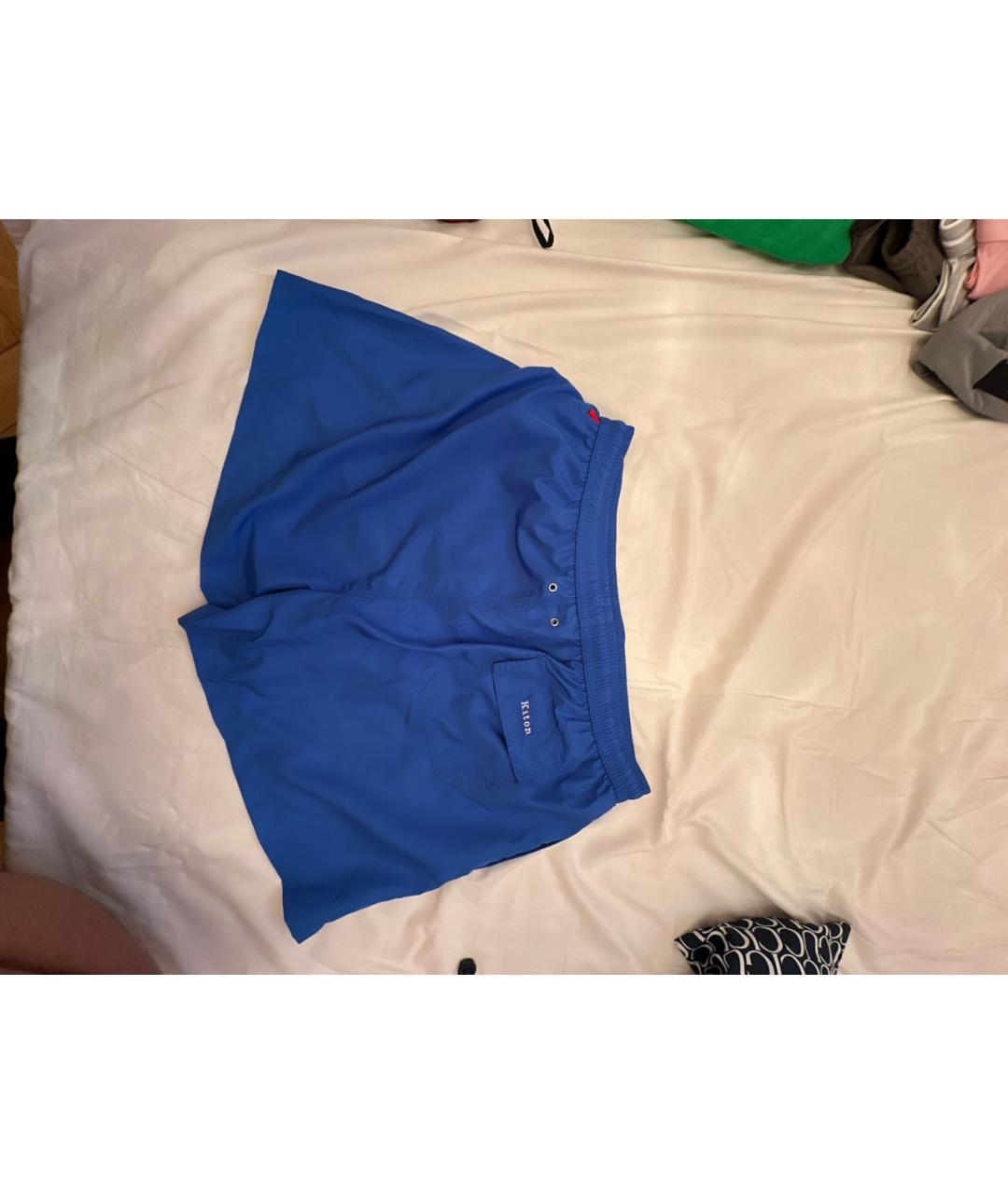 KITON Синие шорты, фото 2