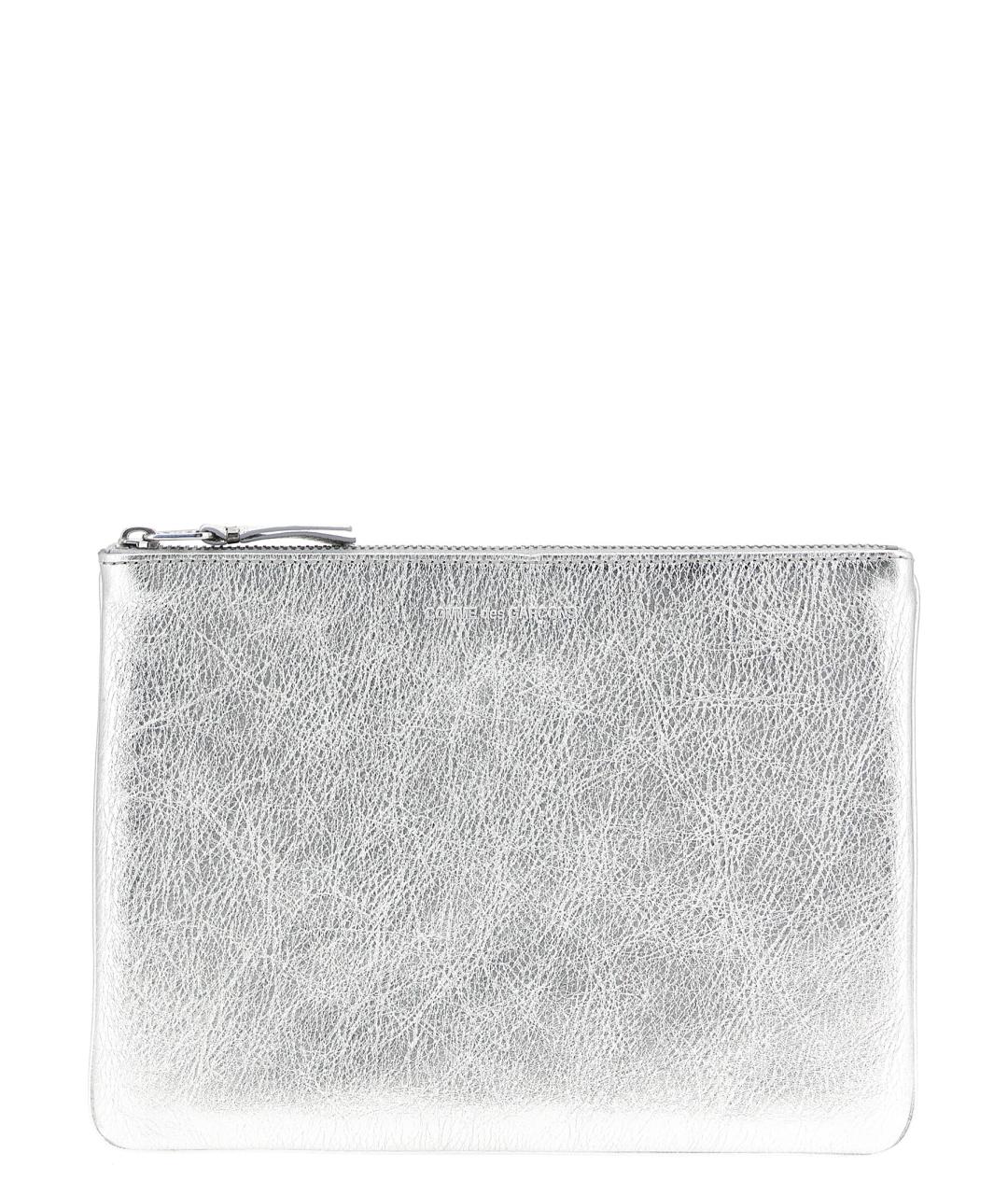 COMME DES GARÇONS WALLET Серебрянный кожаный кошелек, фото 1