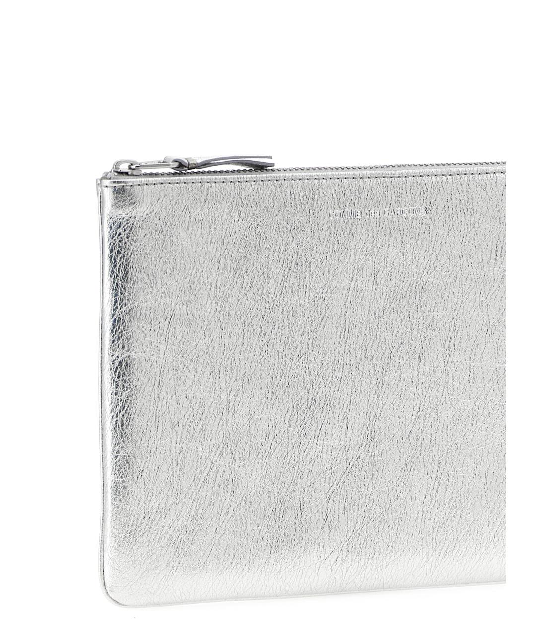 COMME DES GARÇONS WALLET Серебрянный кожаный кошелек, фото 2