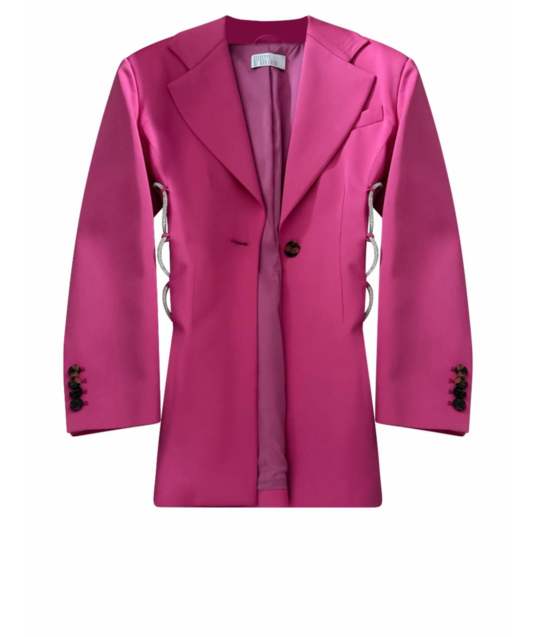 GIUSEPPE DI MORABITO Фуксия вискозный жакет/пиджак, фото 1