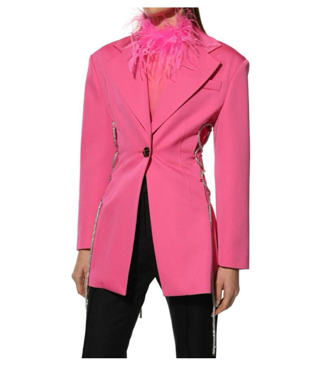 GIUSEPPE DI MORABITO Фуксия вискозный жакет/пиджак, фото 8