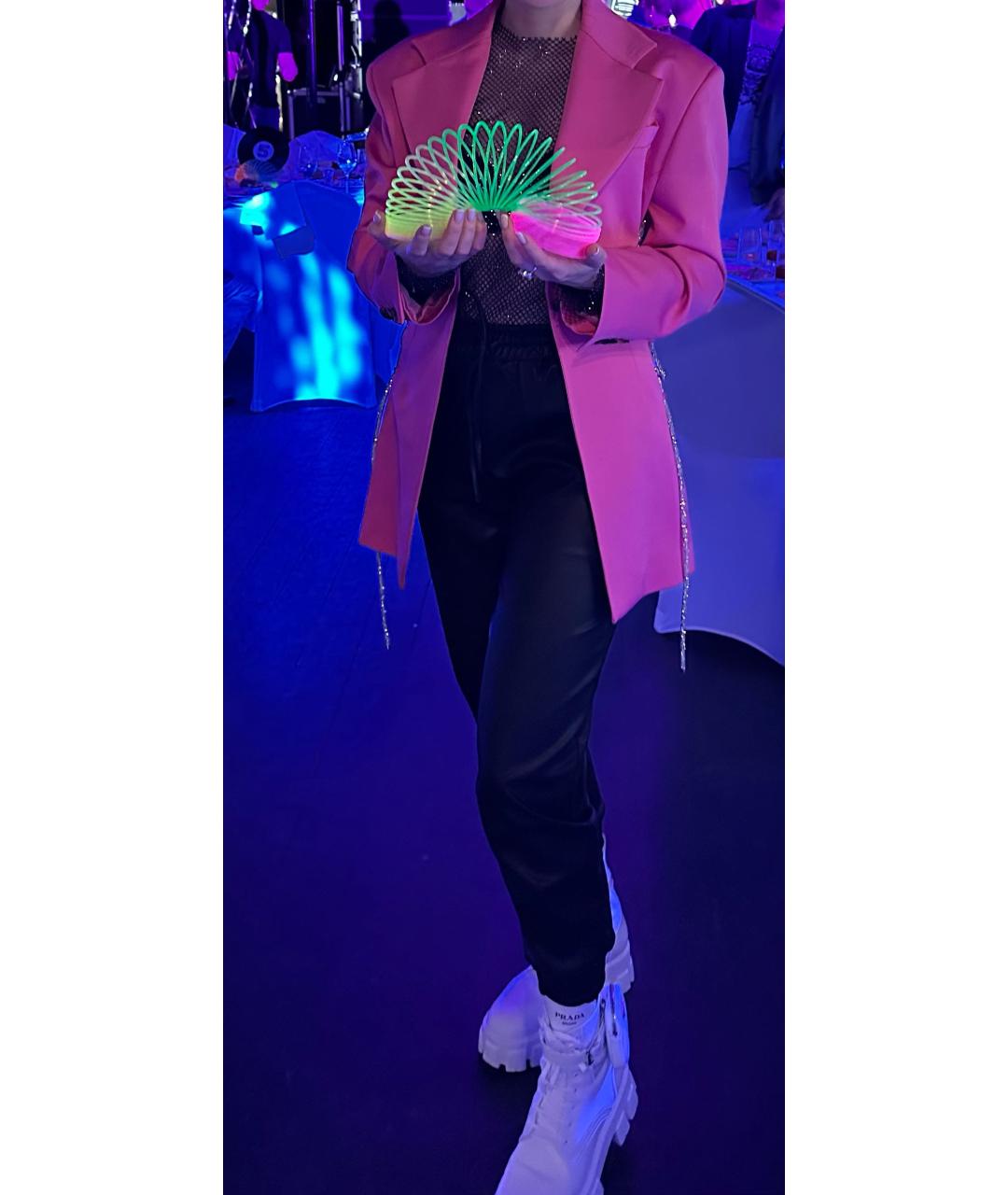 GIUSEPPE DI MORABITO Фуксия вискозный жакет/пиджак, фото 7