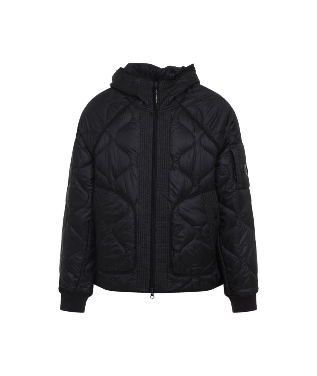 CP COMPANY Черная полиэстеровая куртка, фото 1