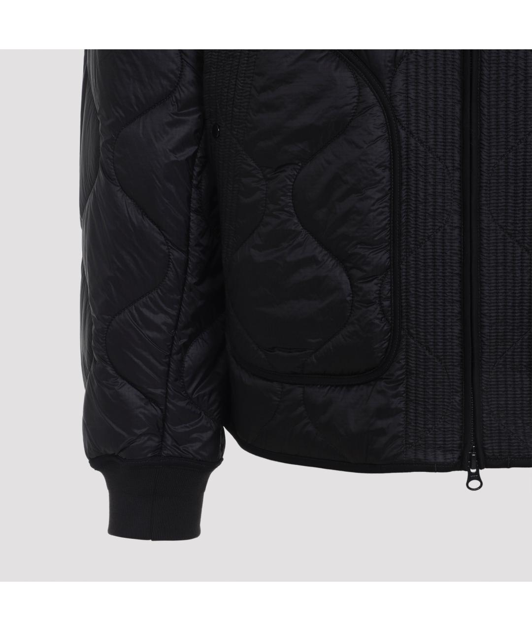 CP COMPANY Черная полиэстеровая куртка, фото 2