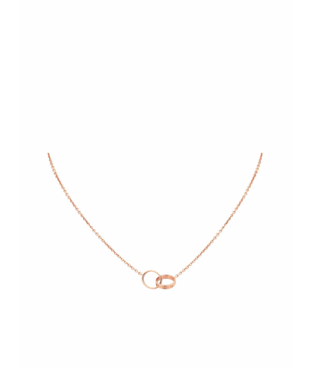 CARTIER Желтая подвеска из розового золота, фото 1