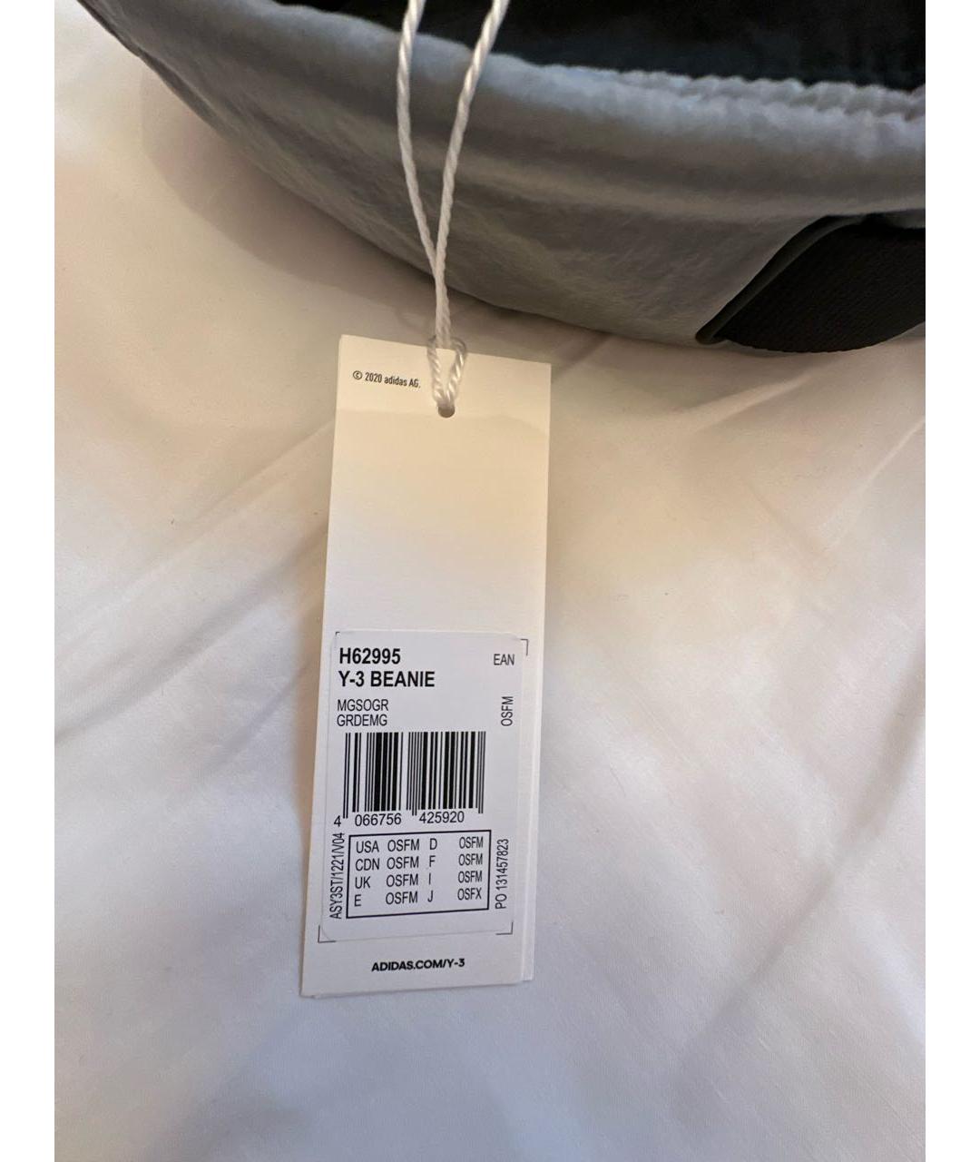 Y-3 Серая шапка, фото 7