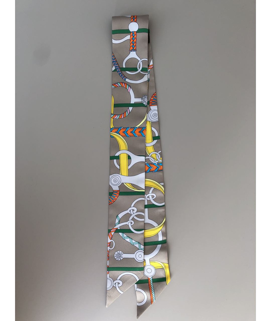 HERMES PRE-OWNED Мульти шелковый шарф, фото 5