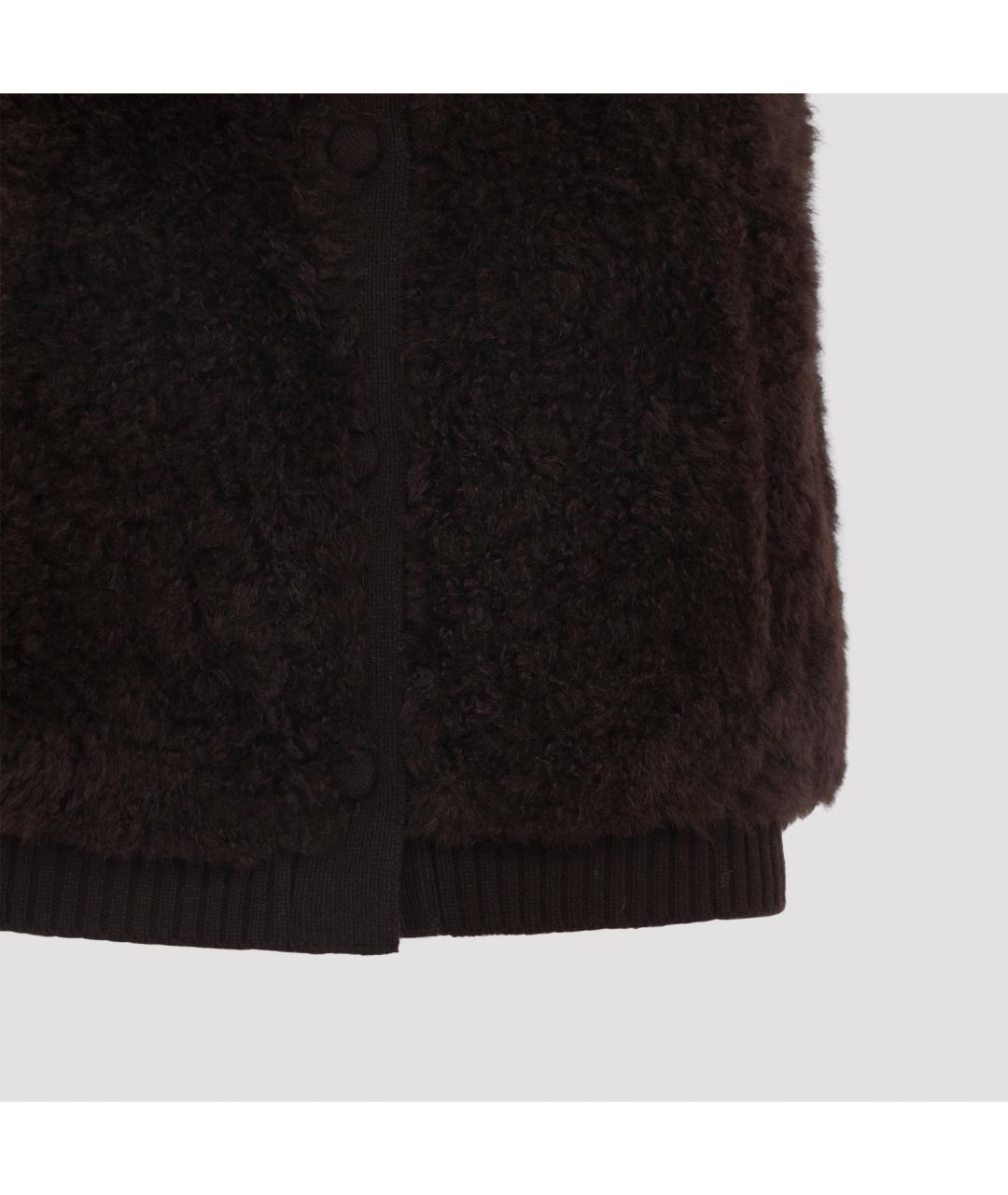 YVES SALOMON Коричневый жилет, фото 3