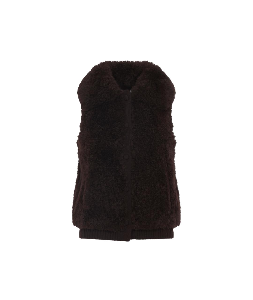 YVES SALOMON Коричневый жилет, фото 1