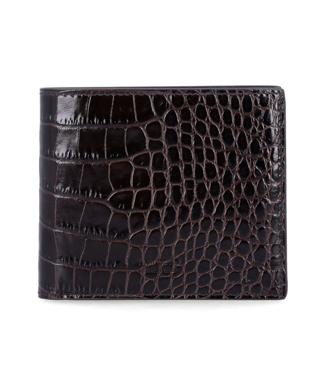 TOM FORD Бордовый кожаный кошелек, фото 1